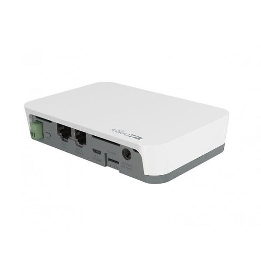 MikroTik, KNOT, IoT Gateway. 2.4 GHz wireless, Bluetooth, 2x 100 Mbps Ethernet ports with PoE-in and PoE-out, Micro-USB RB924i-2nD-BT5&BG77 [RB924i-2nD-BT5&BG77]