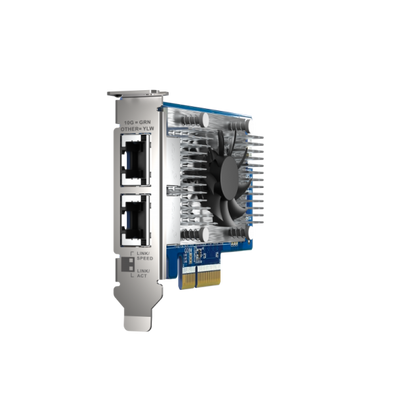 QNAP QXG-10G2T-X710 scheda di rete e adattatore Interno Ethernet 1000 Mbit/s [QXG-10G2T-X710]