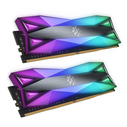 ADATA RAM GAMING XPG SPECTRIX D60G 16GB(2x8GB) DDR4 3600MHZ RGB, CL18 [AX4U36008G18I-DT60]