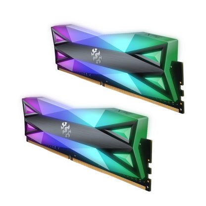ADATA RAM GAMING XPG SPECTRIX D60G 16GB(2x8GB) DDR4 3600MHZ RGB, CL18 [AX4U36008G18I-DT60]