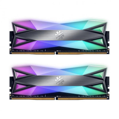 ADATA RAM GAMING XPG SPECTRIX D60G 16GB(2x8GB) DDR4 3600MHZ RGB, CL18 [AX4U36008G18I-DT60]