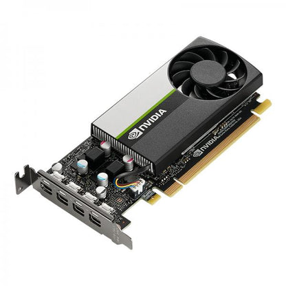 PNY VGA QUADRO T1000 LOW PROFILE 4GB GDDR6, 4x Mini DP, 4x mDP to DP adapter, 1x ATX bracket [VCNT1000-PB]