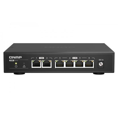 QNAP QSW-2104-2T switch di rete Non gestito 2.5G Ethernet (100/1000/2500) Nero [QSW-2104-2T]