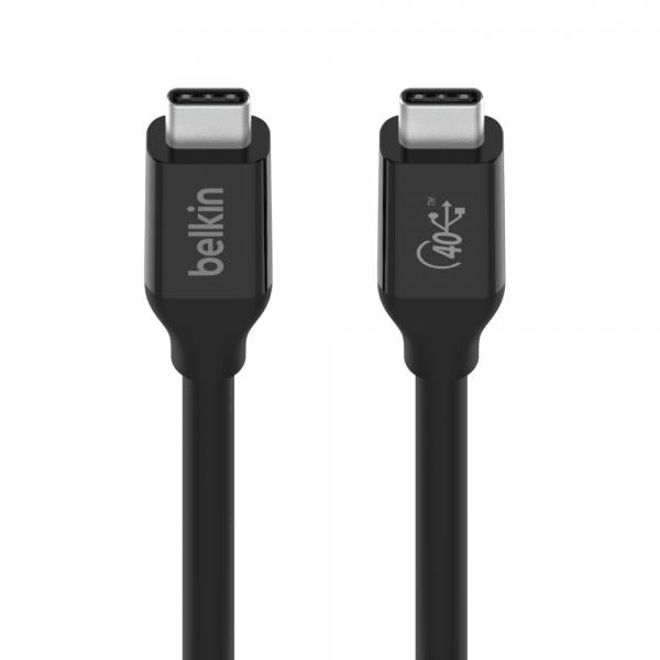 Belkin INZ001bt0.8MBK Cable USB 0,8 ​​m USB4 Gen 3x2 USB C Negro [INZ001BT0.8MBK] 