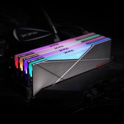 ADATA RAM GAMING XPG SPECTRIX D50 32GB DDR4 (2x16Gb) 3600Mhz CL18 RGB Disipador Gris [AX4U360016G18I-DT50] 