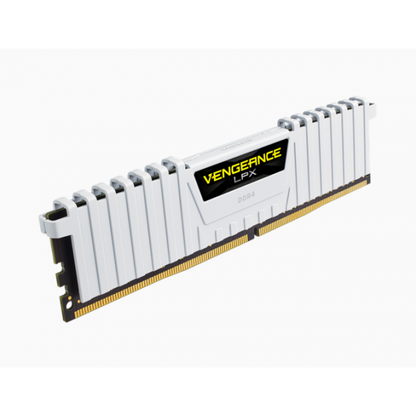 CORSAIR RAM VENGEANCE LPX 16GB 2x8GB DDR4 3200 PC4-25600 C16 1.35V DESKTOP MEMORY - WHITE [CMK16GX4M2E3200C16W]