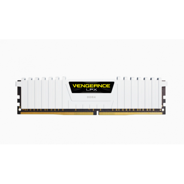 CORSAIR RAM VENGEANCE LPX 16GB 2x8GB DDR4 3200 PC4-25600 C16 1.35V DESKTOP MEMORY - WHITE [CMK16GX4M2E3200C16W]