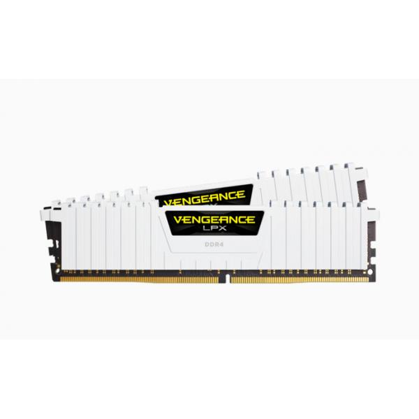 CORSAIR RAM VENGEANCE LPX 16GB 2x8GB DDR4 3200 PC4-25600 C16 1.35V DESKTOP MEMORY - WHITE [CMK16GX4M2E3200C16W]