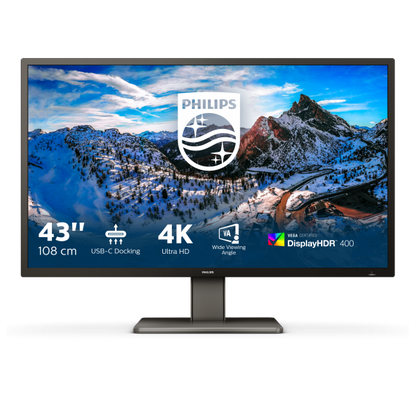 Philips P Line 439P1/00 LED display 108 cm (42.5") 3840 x 2160 Pixel 4K Ultra HD Nero [439P1/00]