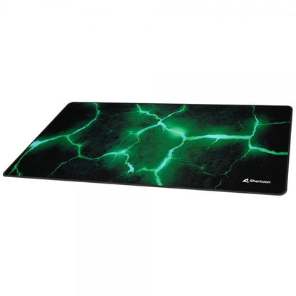 Sharkoon SKILLER SGP30 Computer Gaming Mouse Pad Black, Green [SKILLERSGP30XXLSTONE] 