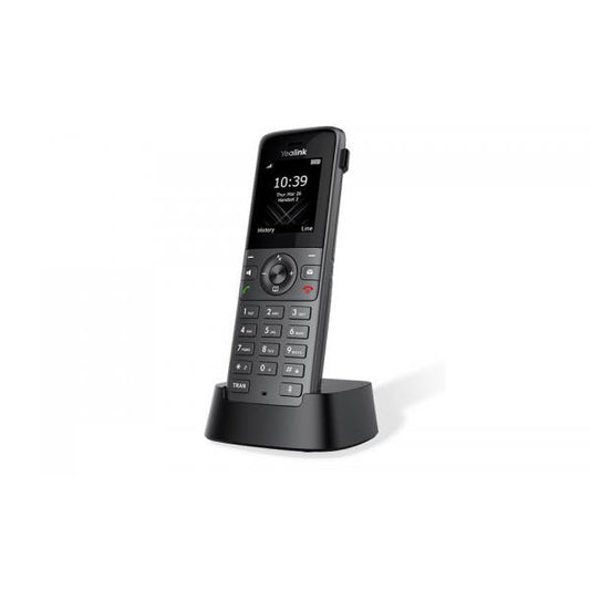 TELÉFONO IP DECT INALÁMBRICO YEALINK 10 CUENTAS VOIP, 20 LLAMADAS, PANTALLA A COLOR, 35 HORAS DE LLAMADAS [W73H] 