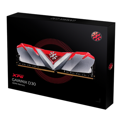 ADATA RAM GAMING XPG GAMMIX D30 16GB DDR4 3200MHZ CL16 RED EDITION [AX4U320016G16A-SR30]