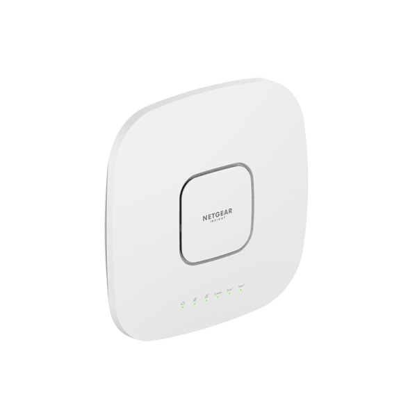 NETGEAR Insight Cloud Managed WiFi 6 AX6000 Tri-band Multi-Gig Access Point (WAX630) 6000 Mbit/s Bianco Supporto Power over Ethernet (PoE) [WAX630-100EUS]