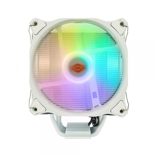 NOUA DISSIPATORE NUMB WHITE ADD-RGB PER CPU 4 HEATPIPES TDP 120W [AC0619-NUM13]