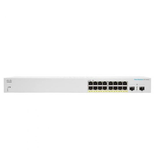 Cisco CBS220-16P-2G Gestito L2 Gigabit Ethernet (10/100/1000) Supporto Power over Ethernet (PoE) Bianco [CBS220-16P-2G-EU]