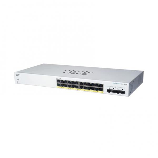 Cisco CBS220-24FP-4G Gestito L2 Gigabit Ethernet (10/100/1000) Supporto Power over Ethernet (PoE) Bianco [CBS220-24FP-4G-EU]