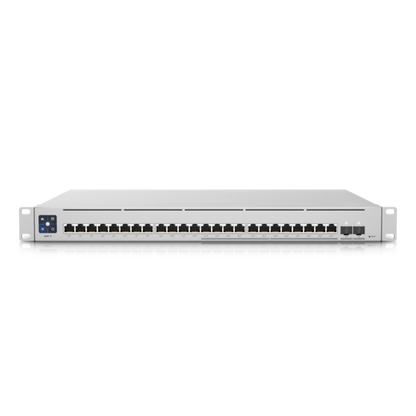 Ubiquiti - Enterprise-24-PoE-EU - UniFi Layer 3 switch with x12 2.5 GbE PoE+, x2 12 Gigabit GbE PoE+, x2 SFP+ ports, 400W total PoE availability USW-Enterprise-24-PoE-EU [USW-Enterprise-24-PoE-EU]