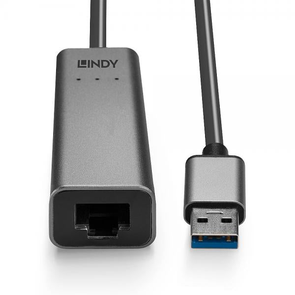 Lindy 43313 adattatore per inversione del genere dei cavi USB-A RJ-45 Argento [LINDY43313]