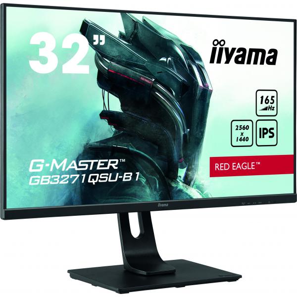 iiyama G-MASTER GB3271QSU-B1 PC Monitor 80 cm (31.5") 2560 x 1440 Pixels Wide Quad HD LED Black [GB3271QSU-B1] 