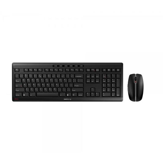 Cherry STREAM RECHARGE - Desktop set - Wireless - QWERTY - Black [JD-8560EU-2]