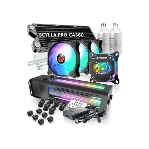 RAIJINTEK DIY KIT SCYLLA PRO CA360 5V ARGB POMPA+W.BLOCK+RAD.+REFR+FAN [0R10B00216]