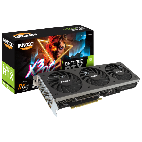 INNO3D VGA GEFORCE RTX 3070 Ti, RTX 3070 Ti X3 OC, 8GB GDDR6X, 3xDP/HDMI [RTX 3070 TI X3 OC] 