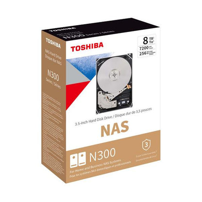 Toshiba N300 NAS 3.5" 8 TB Serial ATA III [HDWG480UZSVA]