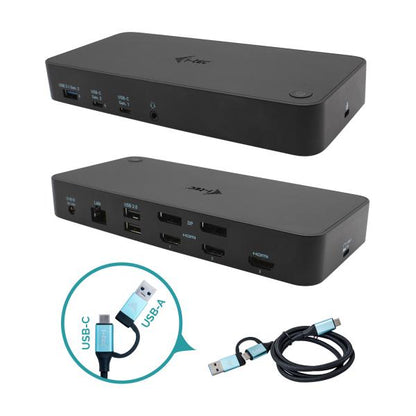 i-tec USB 3.0 / USB-C / Thunderbolt, 3x 4K Docking Station + Power Delivery 100W [CATRIPLEDOCKPDPROIT]