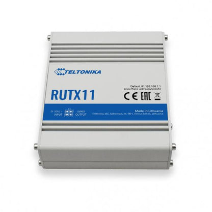 Teltonika-RUTx11-Router Industrial, con dual SIM LTE-A Cat6, WiFi 802.11ac Doble Banda RUTX11000000 [RUTX11000000] 