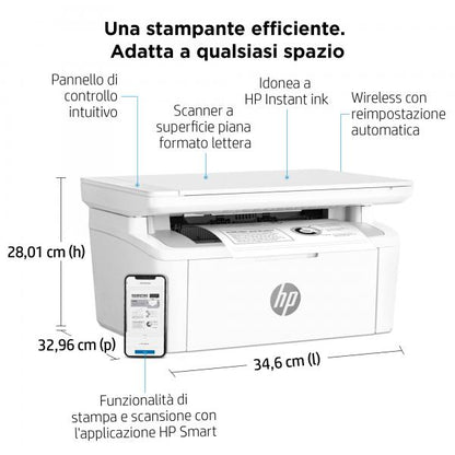 Hp LaserJet MFP M140w Printer [7MD72F#B19]