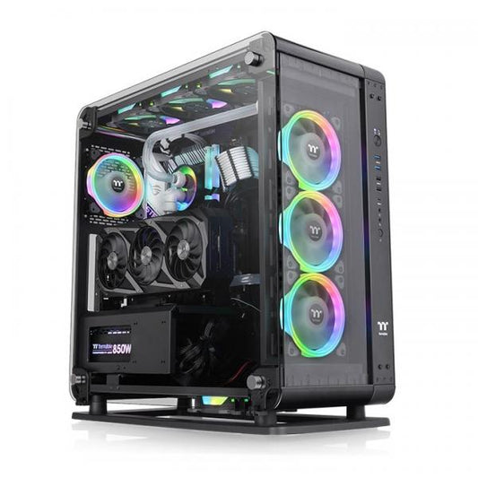 Thermaltake Core P6 Tempered Glass Mid Tower Midi Tower Black [CA-1V2-00M1WN-00] 