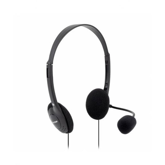 VULTECH HEADPHONES WITH MICROPHONE HS-01 REV 2.2, DOUBLE 3.5MM JACK + ADAPTER [HS-01 REV. 2.2]