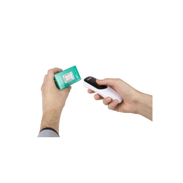 Hamlet HBCS-2DUWB barcode scanner Portable 1D/2D barcode scanner Black, White [HBCS-2DUWB]