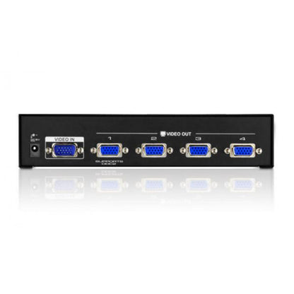 ATEN 4 Ports Desktop Video Splitter, Bandwidth: 450MHZ VS134A-AT-G [VS134A-AT-G]