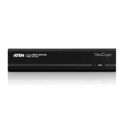 ATEN 4 Ports Desktop Video Splitter, Bandwidth: 450MHZ VS134A-AT-G [VS134A-AT-G]