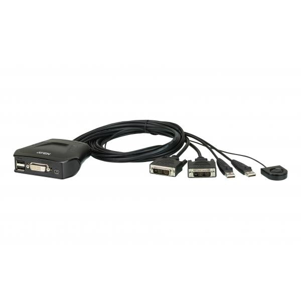 Aten 2Port DVI Cable KVM- PROMO FINO AD ESAURIMENTO SCORTE CS22D-AT [CS22D-AT]