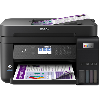 EPSON MULTIF. TINTA DE COLOR A4, ECOTANK ET-3850, 33PPM, ADF, DÚPLEX, USB/WIFI, 3 EN 1 [C11CJ61402]