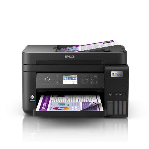 EPSON MULTIF. TINTA DE COLOR A4, ECOTANK ET-3850, 33PPM, ADF, DÚPLEX, USB/WIFI, 3 EN 1 [C11CJ61402]