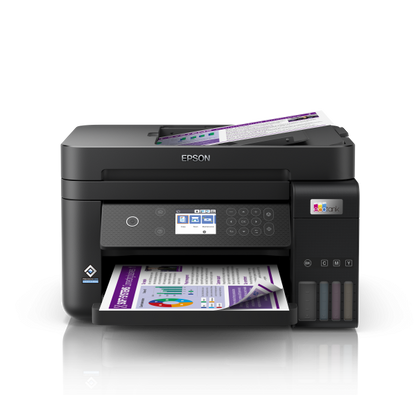 EPSON MULTIF. TINTA DE COLOR A4, ECOTANK ET-3850, 33PPM, ADF, DÚPLEX, USB/WIFI, 3 EN 1 [C11CJ61402]