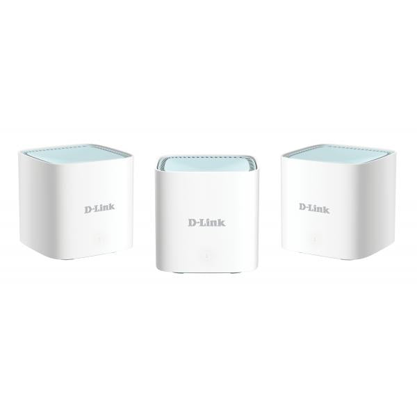 D-LINK ROUTER M15-3 SISTEMA MESH EAGLE PRO AI AX1500, AI PARENTAL CONTROL AI, PORTE GIGABIT, MU-MIMO [M15-3]