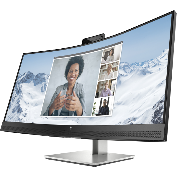 Hp E34m G4 WQHD USB-C - 34 inch - Curved - UltraWide Quad HD LED Monitor - 3440x1440 - HAS / RJ45 / USB-C / Webcam [40Z26AA#ABB]