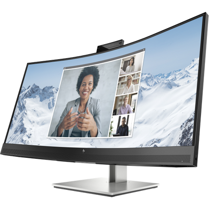 Hp E34m G4 WQHD USB-C - 34 inch - Curved - UltraWide Quad HD LED Monitor - 3440x1440 - HAS / RJ45 / USB-C / Webcam [40Z26AA#ABB]