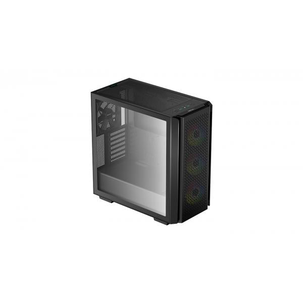 DEEPCOOL CASE MID TOWER CG560 TG 3x120+1x140mm FAN R-CG560-BKAAE4-G-1 [R-CG560-BKAAE4-G-1]