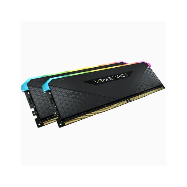 CORSAIR RAM VENGEANCE RGB RS 16GB 2x8GB DDR4 3200 PC4-25600 C16 1.35V DESKTOP MEMORY [CMG16GX4M2E3200C16]