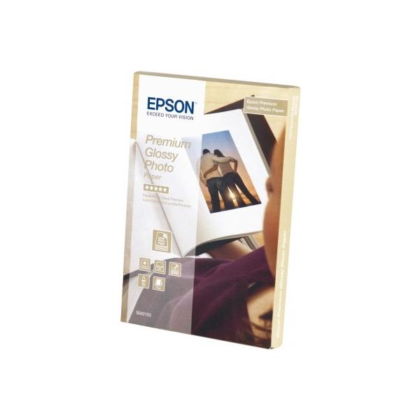 Epson Premium Glossy Photo Paper - 10x15cm - 40 Fogli [C13S042153]