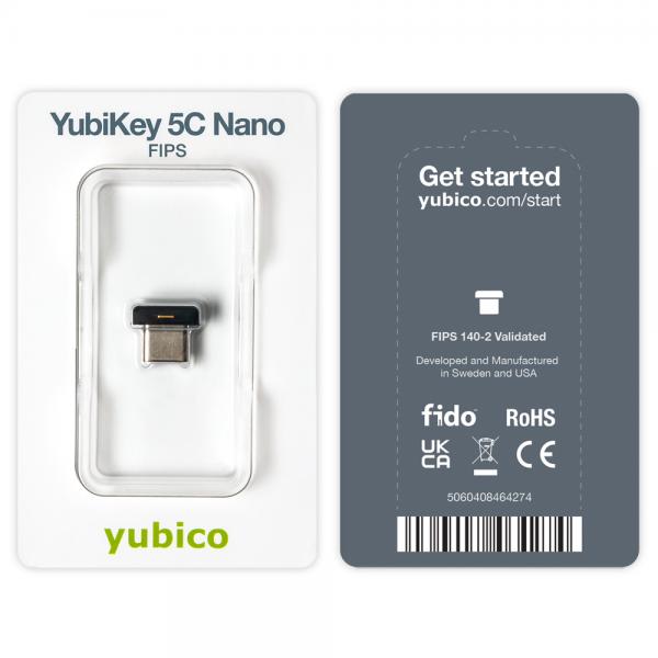 YUBICO YubiKey 5C Nano FIPS - PROMO FINO A ESAURIMENTO SCORTE 395 [395]