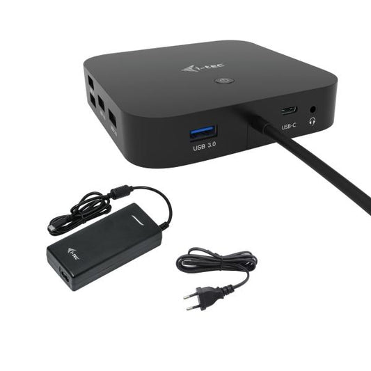 i-tec USB-C HDMI DP Docking Station with Power Delivery 100 W + Universal Charger 100 W [C31HDMIDPDOCKPD100]