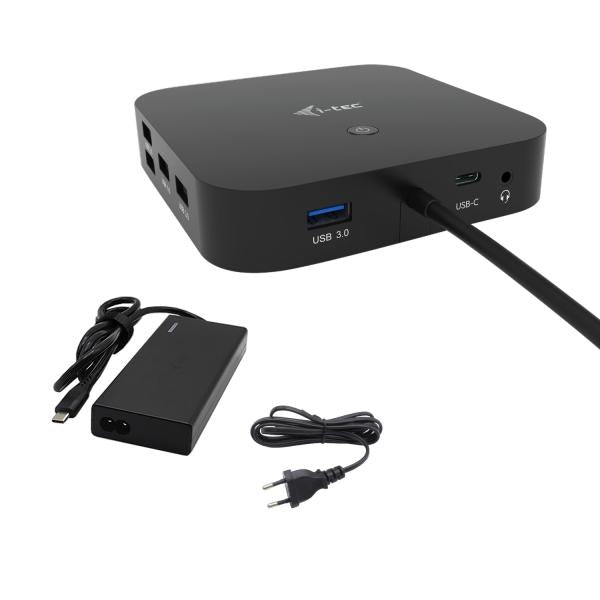 I-TEC DOCKING STATION USB-C HDMI POWER DELIVERY 100W, 2X LCD + CHARGER C77W [C31HDMIDPDOCKPD65]