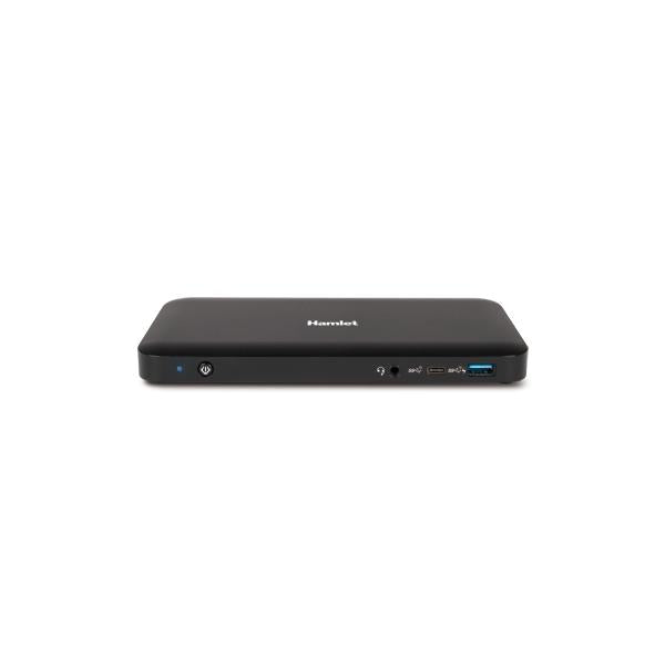 Hamlet HDOCKS600C Port Replicator and Notebook Docking Station Wired USB 3.2 Gen 2 (3.1 Gen 2) Type-C Black [HDOCKS600C]