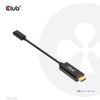 CLUB3D HDMI 2.0 TO USB C ADAPTER 4K 60HZ M/F [CAC-1333] 